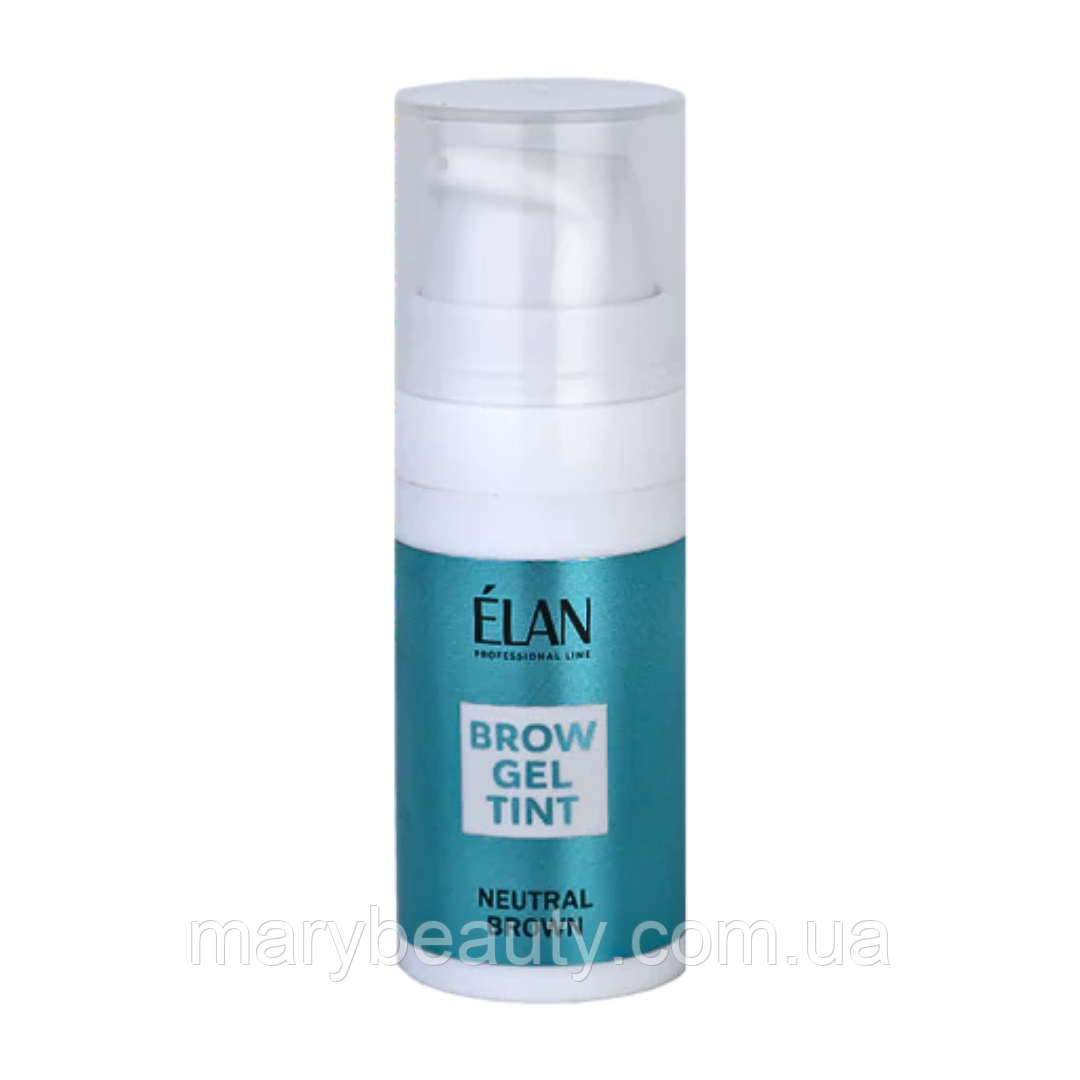 Гель-фарба для брів | Neutral Brown | Brow Gel Tint ELAN | 10 мл, фото 1