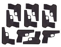 Набор пистолетов -макетов для единоборств, тренировок, резиновые, удобная рукоятка, 16*12 см, 10 шт.