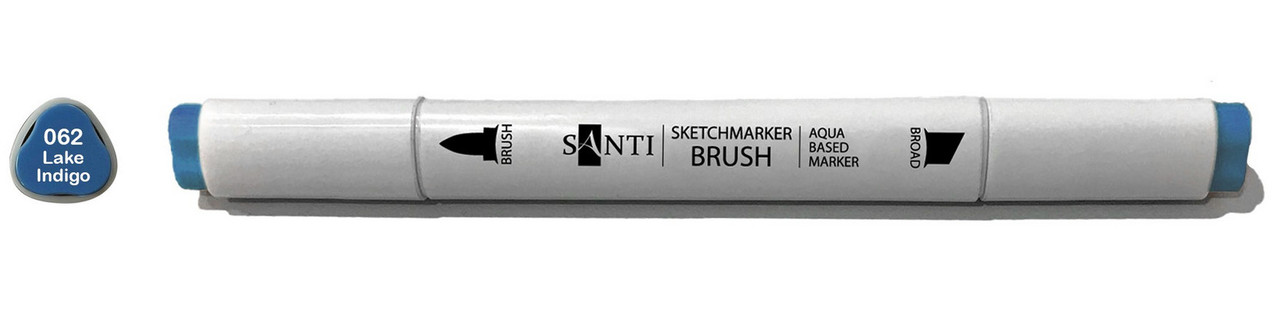 Маркер акварельний озеро Індиго SANTI sketch
