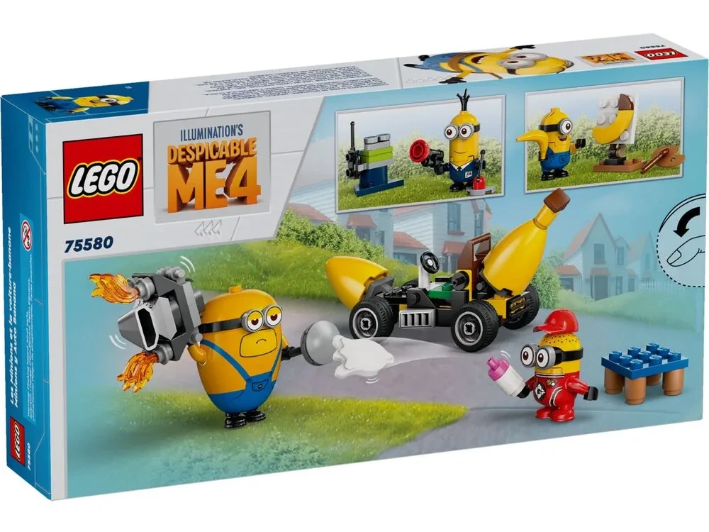 Конструктор LEGO Minions Міньйони та бананова машина (75580), фото 1