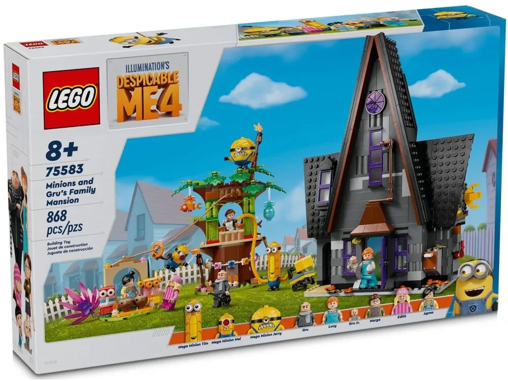 Конструктор LEGO Minions Міньйони та сімейний особняк Грю (75583), фото 1