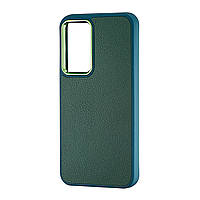 Чехол Leather Case Samsung A54 (A546) Dark Green