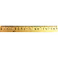 Лінійка дерев'яна 20 см (шовкографія) 10 шт. в упаковке (103007)