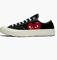 Urbanshop com ua Кеді Comme des Garcons Play X Chuck 70 Low Single Heart Shoes Black 150206C РОЗМІРИ ЗАПІТУЙТЕ