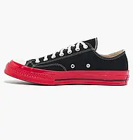 Urbanshop com ua Кеди Comme des Garçons Red Sole Chuck Taylor 70 Low Top Black P1K123-1 РОЗМІРИ ЗАПИТУЙТЕ