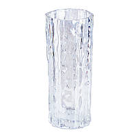 Ваза для цветов больших букетов 28.5 (см) декоративная ваза Ø 10.5 (см) для интерьера стеклянная высокая `PS`