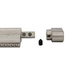 Циліндр CISA C2000 105T (45*60T) нікель матовий 3 ключі, фото 6