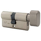 Цилиндр CISA ASIX P8 70T (35*35T) никель матовый 3 ключа, фото 6