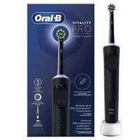 Електрична зубна щітка Oral-B Vitality PRO Protect X Clean Cross Action D103-413-3-Black чорна
