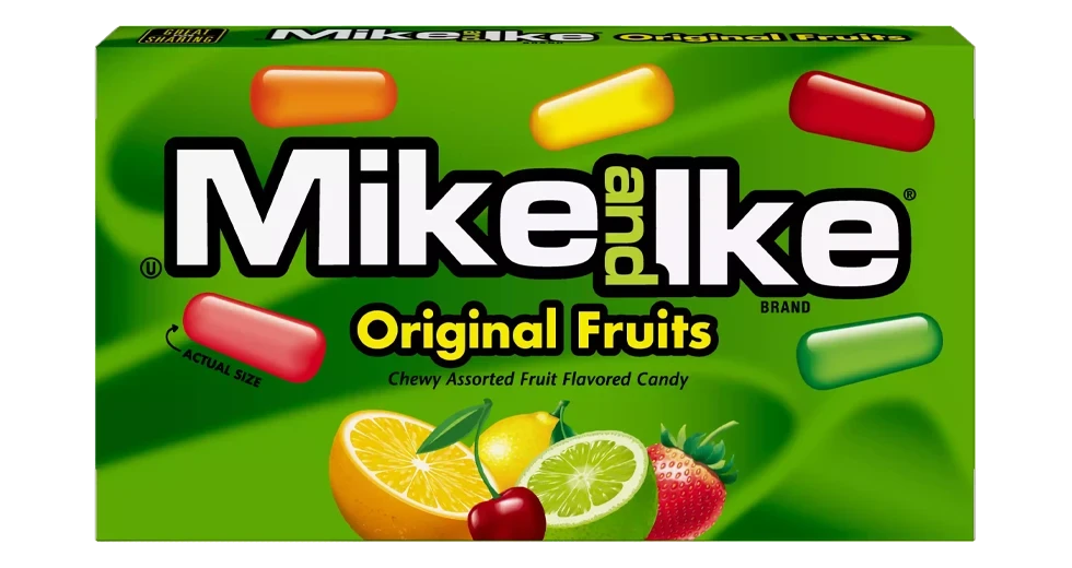 Цукерки Mike and Ike Original Fruits 141г