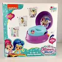 Мій перший горщик Шімер і Шайн 3 в 1 Shimmer and Shine The First Years Potty System