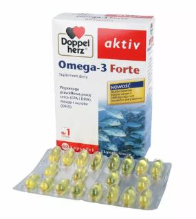 Doppelherz Aktiv, Omega-3 Forte Омега-3, 60 капс