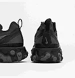 AllOriginal com ua Кросівки Nike React Element 55 All Black BQ6166-008 РОЗМІРИ ЗАПИТУЙТЕ, фото 4