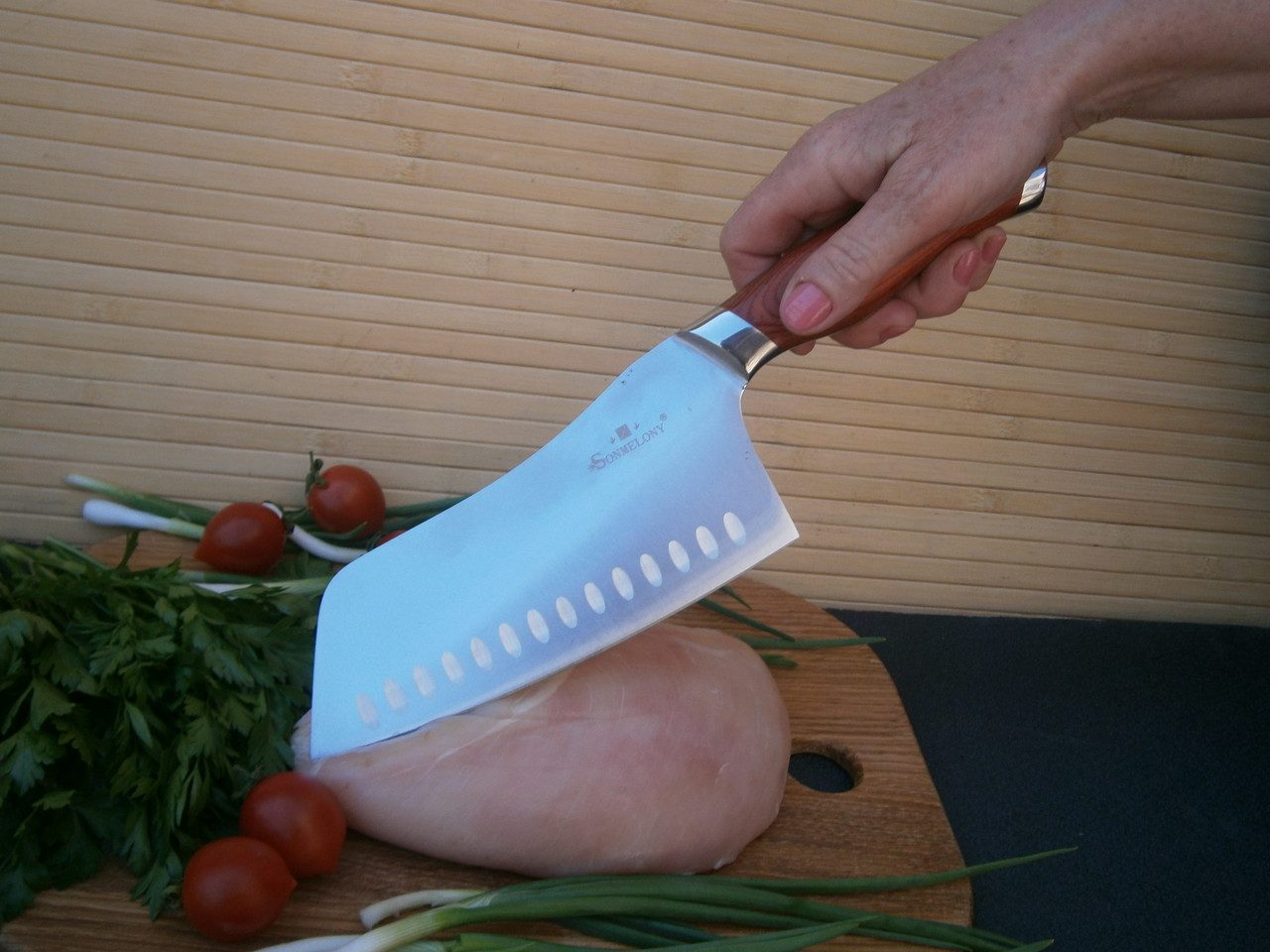 Ніж - сокира кухарський Sonmelony Chef RT-33  30 см