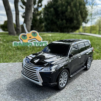 Джип на радіоуправлінні Lexus LX500 Чорний | Машинка на пульті управління | Лексус на радіокеруванні