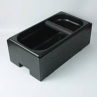 Нок-бокс VD Coffee в дерев'яній коробці Tab Max для вибивання кавової таблетки, Чорний, для бариста, настільний