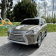 Джип на радіоуправлінні Lexus LX500 Золотий | Машинка на пульті управління | Лексус на радіокеруванні, фото 4