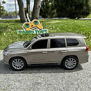 Джип на радіоуправлінні Lexus LX500 Золотий | Машинка на пульті управління | Лексус на радіокеруванні, фото 6