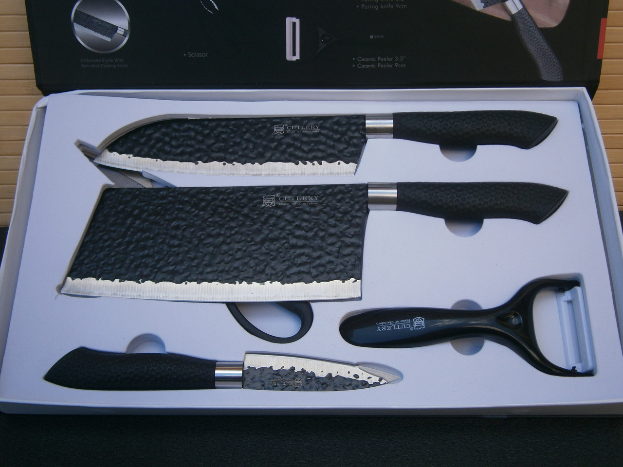 Набір кухонних ножів Cutlery ER-0599  із 5 предметів