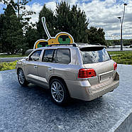 Джип на радіоуправлінні Lexus GX Золотий | Машинка на пульті управління | Машина на радіокеруванні, фото 2