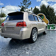 Джип на радіоуправлінні Lexus GX Золотий | Машинка на пульті управління | Машина на радіокеруванні, фото 6