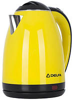 Электрочайник Delfa DK-3530-X-Yellow 1.8 л желтый g