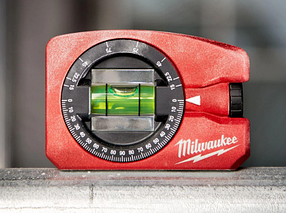 Рівень будівельний 7,8см міні кишеньковий магнітний кутовий 360° Milwaukee 4932459597