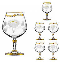 Набор бокалов для бренди коньяка Lora Бесцветный H71-048 435ml IS, код: 7242456