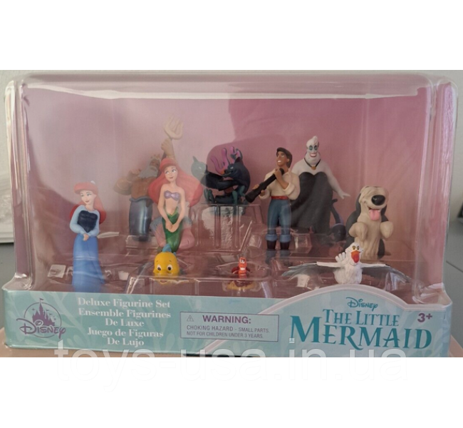 Ігровий набір фігурки русалочка Аріель Disney The Little Mermaid Deluxe Figurine
