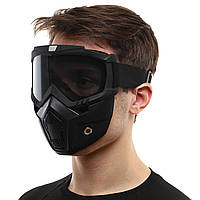 Защитная маска-трансформер Sport M-8583 черная