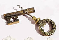 Вінтажний ключ, штопор, для пробок та пляшок, бронза. Німеччина. Колекційний штопор у вигляді ключа. Бронза.