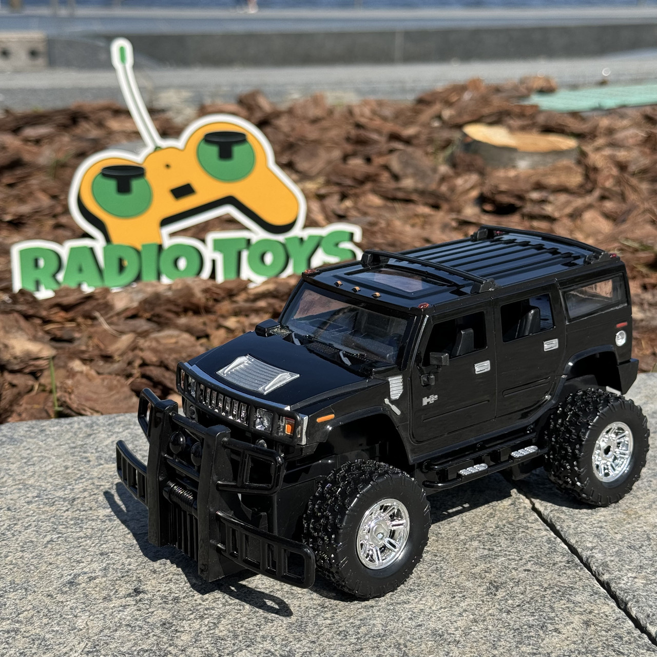 Джип на радіоуправлінні Hummer 57 Чорний | Машинка на пульті управління | Хаммер на радіокеруванні, фото 1