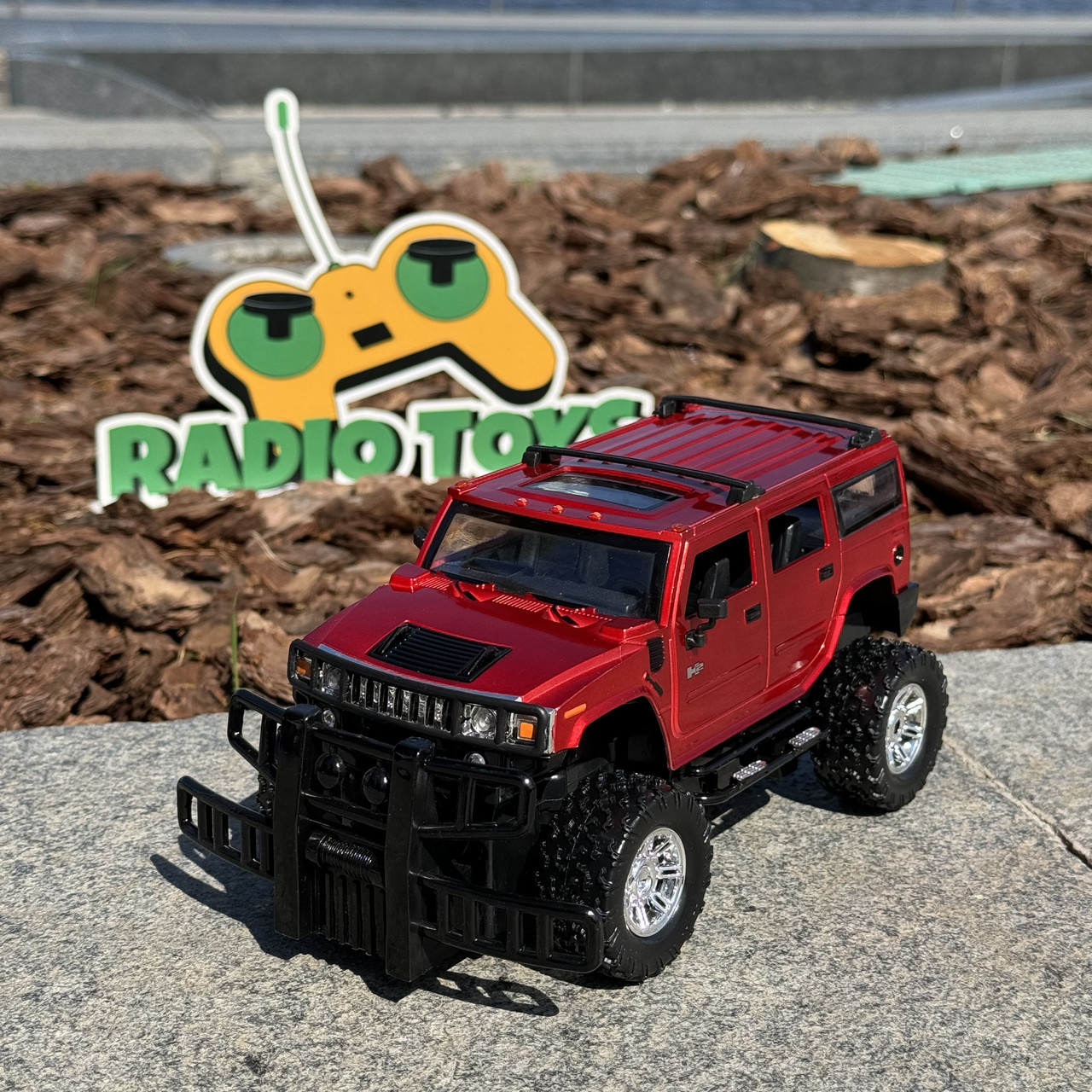 Джип на радіоуправлінні Hummer 57 Червоний | Машинка на пульті управління | Хаммер на радіокеруванні, фото 1