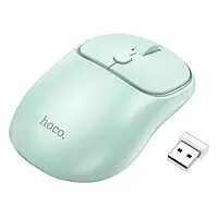 Мышь Hoco Royal dual-mode business wireless mouse GM25 |BT5.2/2.4G, 800/1200/1600 DPI| зеленая блютуз мышка