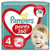 Подгузники Pampers трусики Pants Размер 4 9-15 кг 48 шт 8006540068755 i