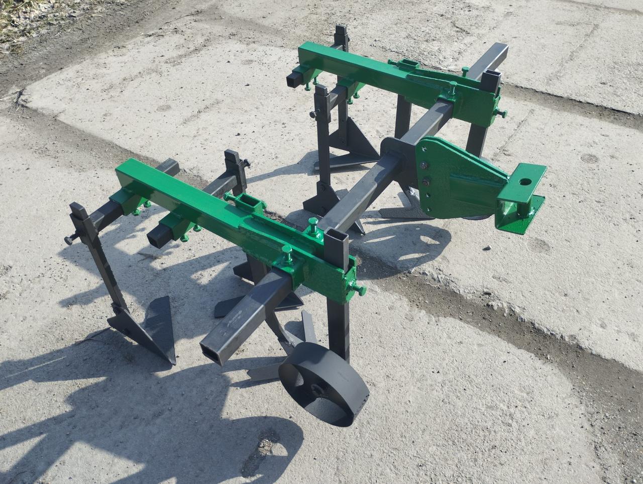 Якісний міжрядний просапний культиватор для мотоблока, мототрактора на 2 ряди