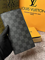 Клатч Louis Vuitton Brazz Damier Graphite портмоне кошелек гаманець Луі Віттон LV