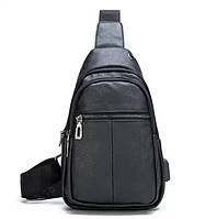 Сумка мужская, нагрудная сумка слинг на 3 кармана Джаспер 0086