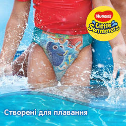 Підгузки Huggies Little Swimmer 5-6 (12-18 кг) 11 шт (5029053538426) e