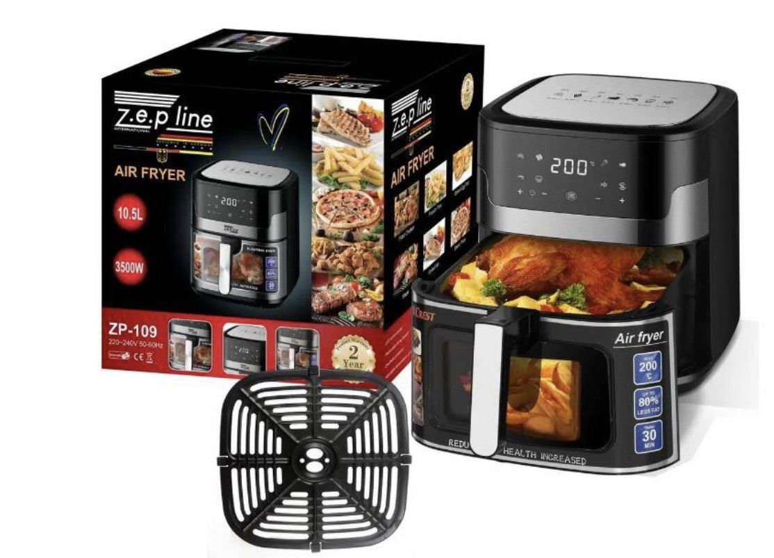 Фритюрниця багатофункціональна на 10,5 л Zepline ZP-109 3 500 Вт (2)