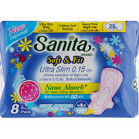 Гигиенические прокладки Sanita Soft & Fit Ultra Slim Wing 29 см 8 шт. 8850461601610 i