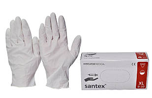 Рукавиці медичні М Santex  (100шт/уп) ПТ-4798