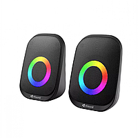 Компьютерные колонки Kisonli X7 RGB colorful light Цвет Черный