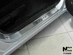 Накладки на пороги Honda Civic VIII 4D *2006-2011