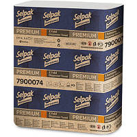 Бумажные полотенца Selpak Professional Premium Z-сложение 2 слоя 200 листов (8690530786875) e