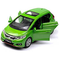 Коллекционная Металлическая Машинка Honda Fit GK5 Масштаб 1:32, Подсветка Фар, Звуковые Эффекты