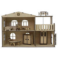 Кукольный домик с лифтом и комплектом мебели, Зірка