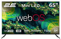 Телевізор 65 2E MiniLED 4K 60Hz Smart WebOS Black