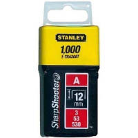 Скобы Stanley Light Duty тип а, 12мм, 1000шт 1-TRA208T JLK