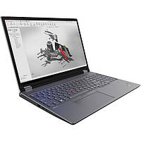 Ноутбук 16" Lenovo ThinkPad P16 Gen 2 Touch OLED/3840х2400/i9-13980HX/64ГБ/2ТБ/W11P Сірий (21FA0033RA)